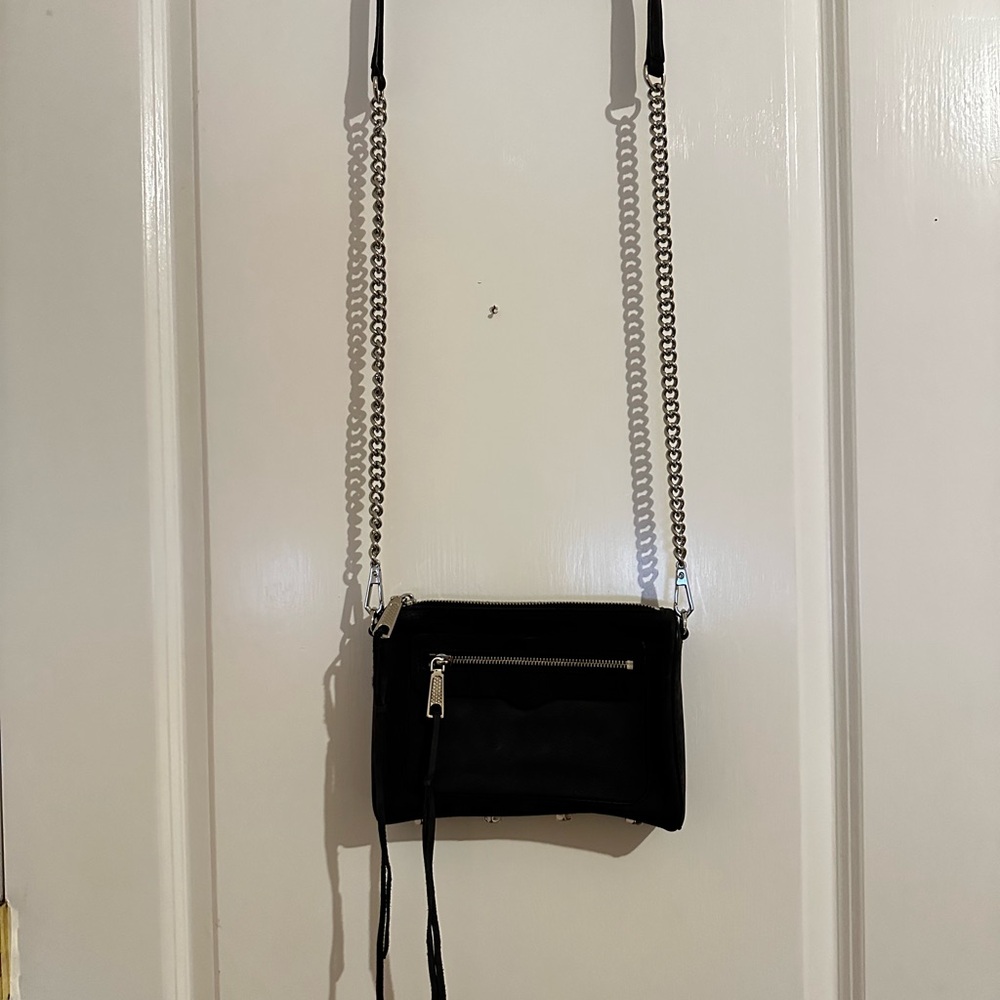 Rebecca Minkoff Black Crossbody Bag Structured Design